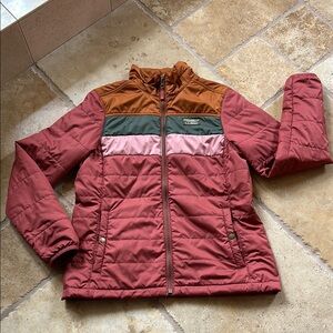 Colorblock Puffer Jacket - Size M